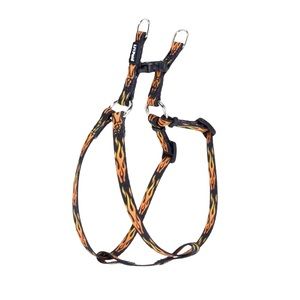 NWOT Li'I Pals Comfort Wrap Adjustable Dog or Small Pet Harness, Flames